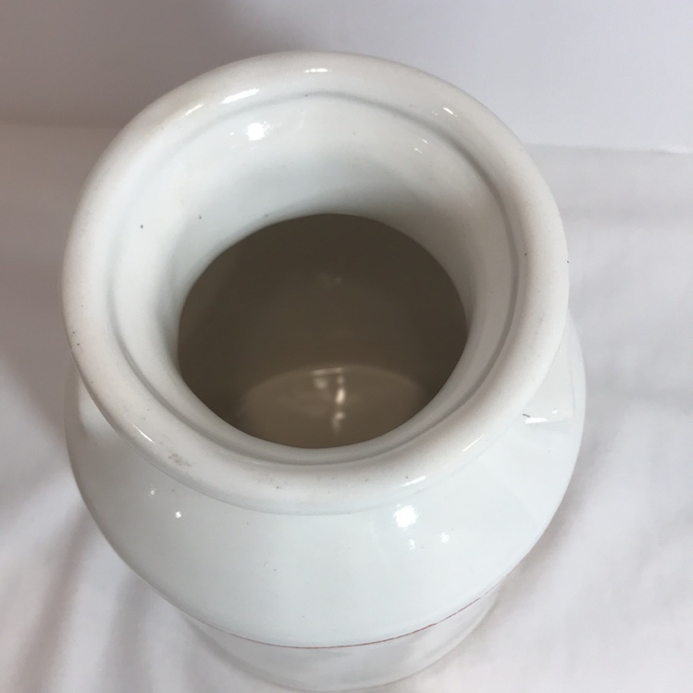 HOUSE OF WEBSTER Vintage Creamer/Milk Jar-white/red lettering and trim-8.5x4.75” - Picture 5 of 7